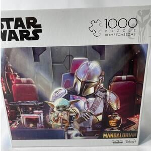 Star Wars The Mandalorian Disney Buffalo 1000 Piece Jigsaw Puzzle NEW